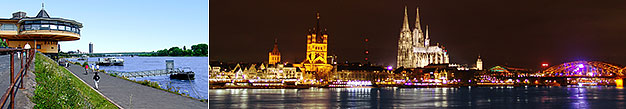 Abendfahrten mit DJ auf dem Rhein bei K�ln